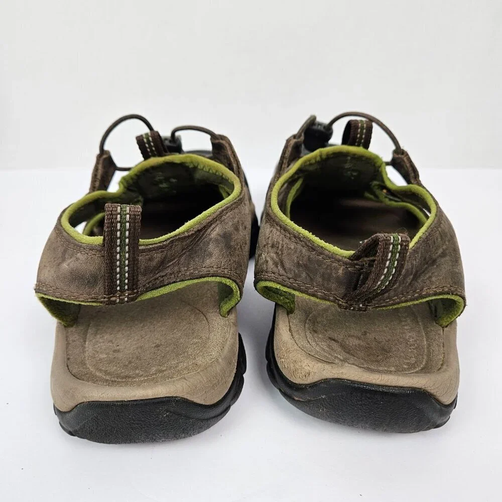 Keen Newport Waterproof Leather Sandal Tan/Green1001901